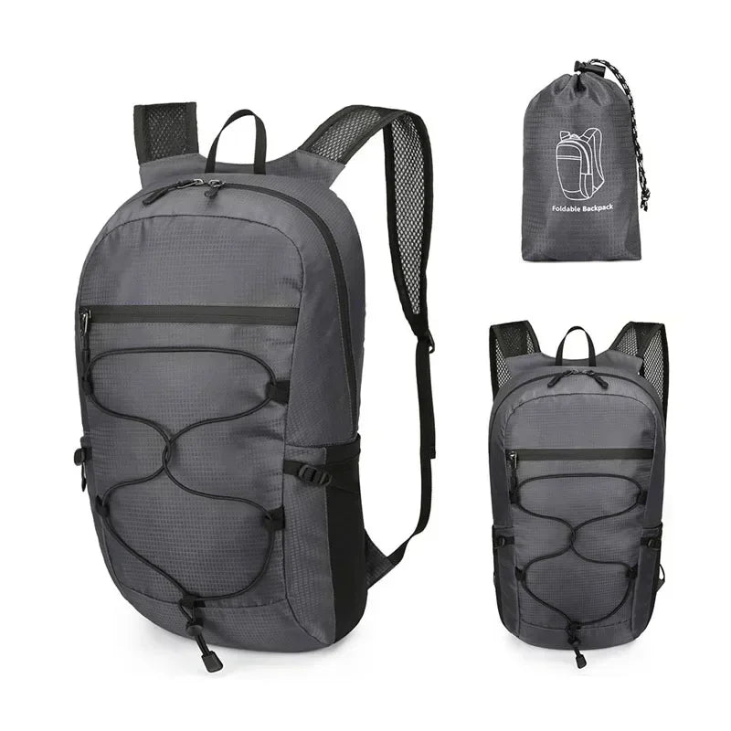 20L Faltbarer Rucksack für Wandern und Reisen