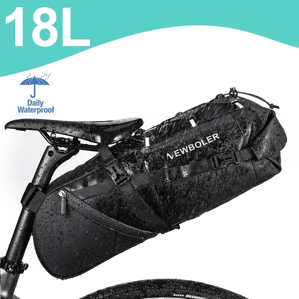 Wasserdichte 15L Fahrradtasche für Sattel | clever-campen