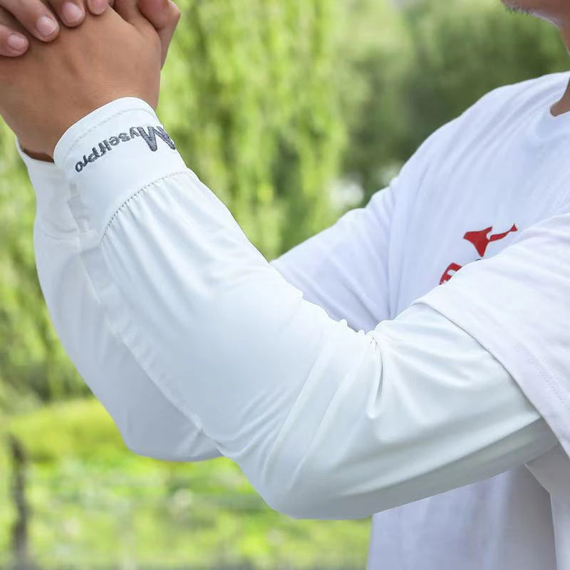 Kühlende Armschoner für UV-Schutz im Sommer