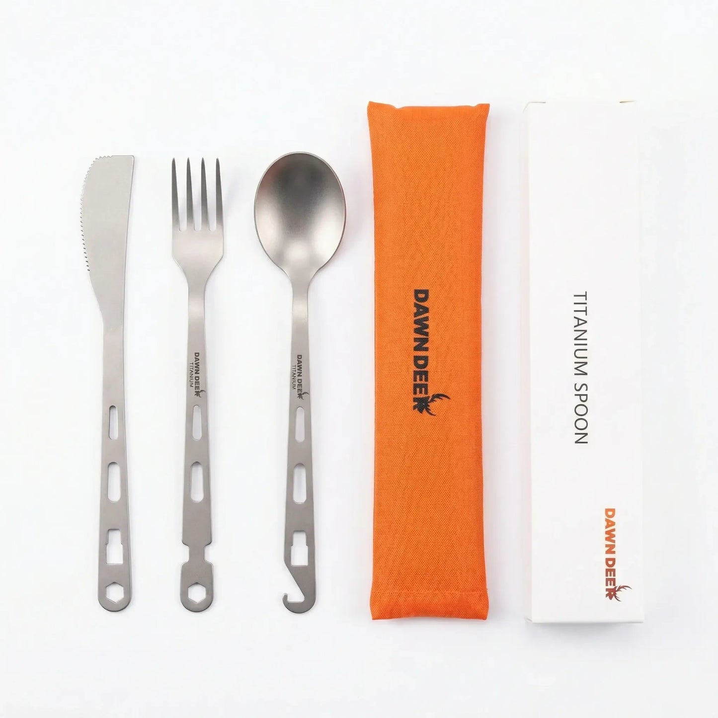 3-in-1 Titan Besteckset – ultraleicht und multifunktional – clever-campen Camping & Outdoor Schweiz