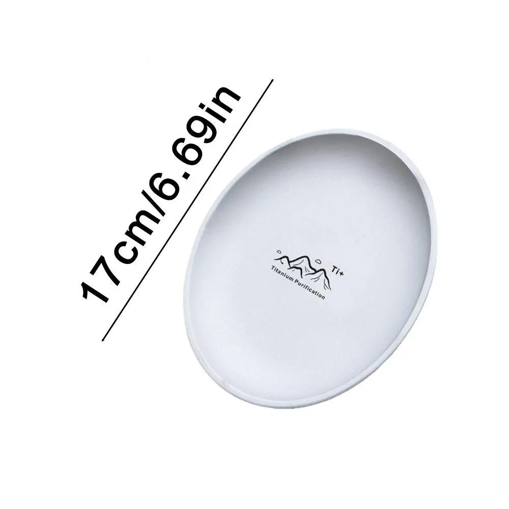 Titanium Camping Teller stapelbar für Outdoor-Aktivitäten