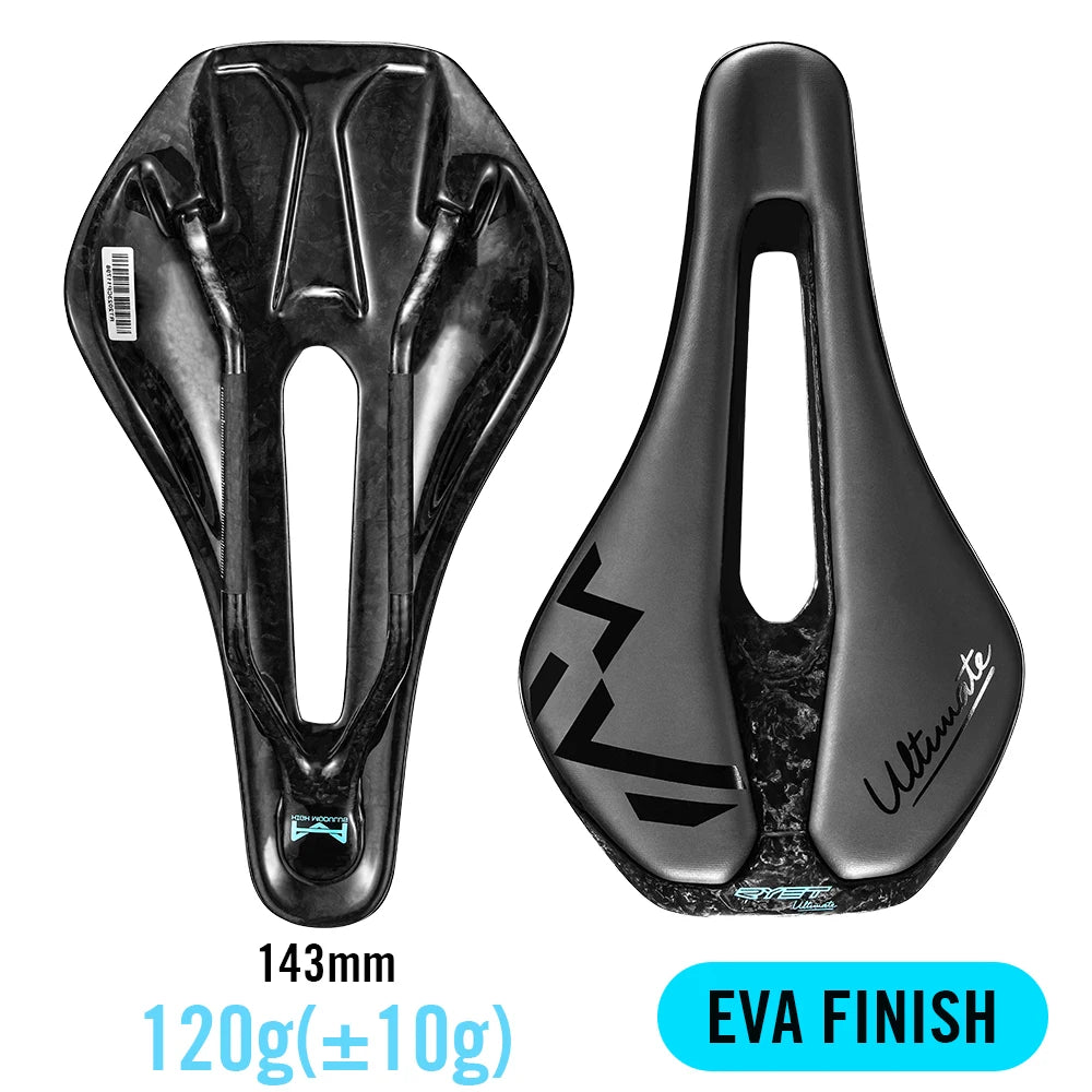 Ultraleichter Carbon Fahrrad-Sattel 135/143mm
