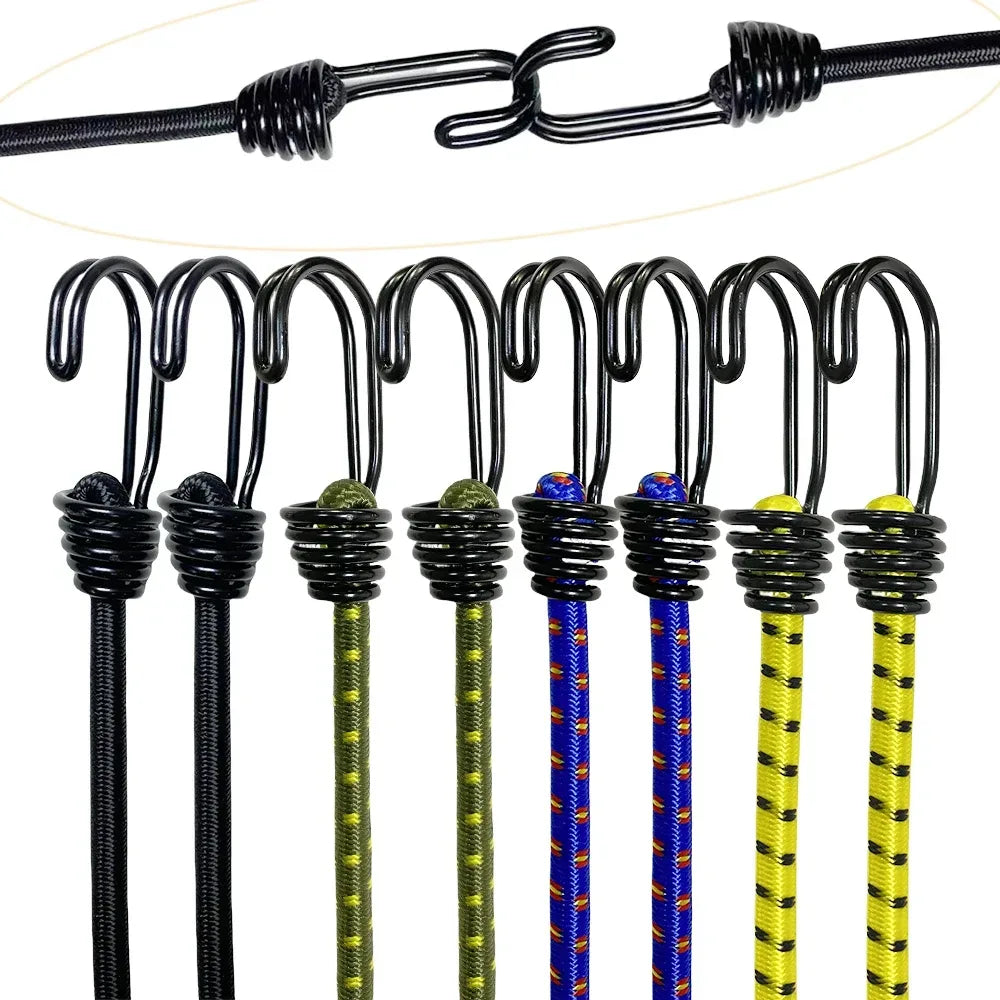 60cm Bungee Cord mit Doppel-Haken – Elastische Spanngurte – clever-campen Camping & Outdoor Schweiz