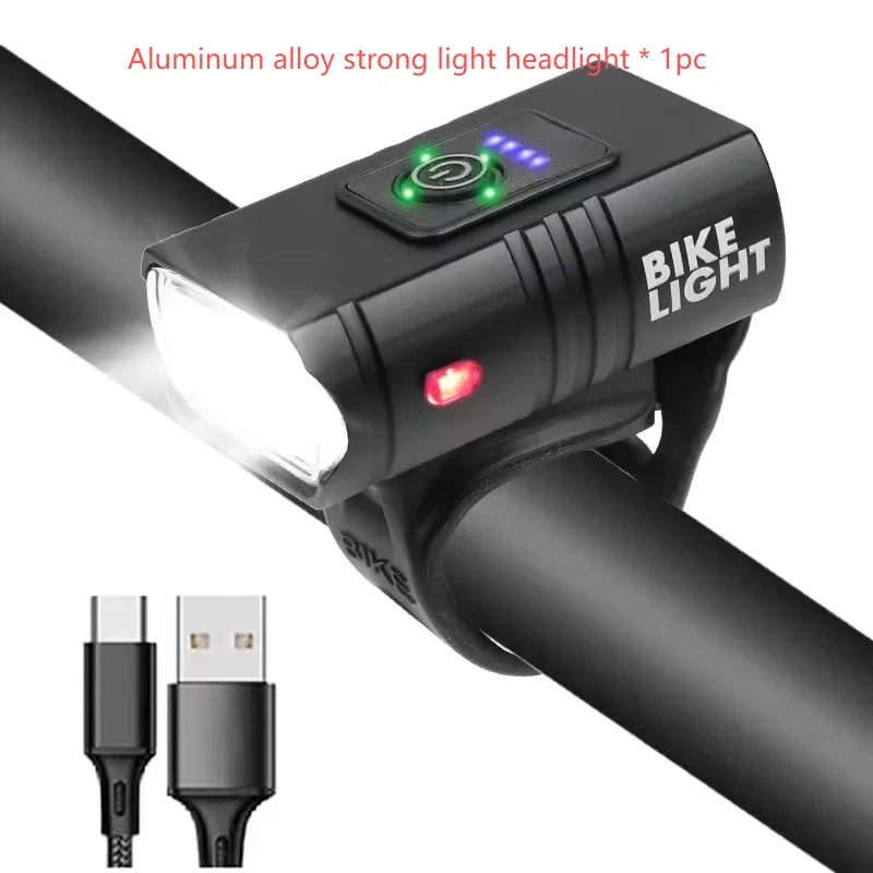 Hochleistungs-Fahrradlicht mit LCD-Display