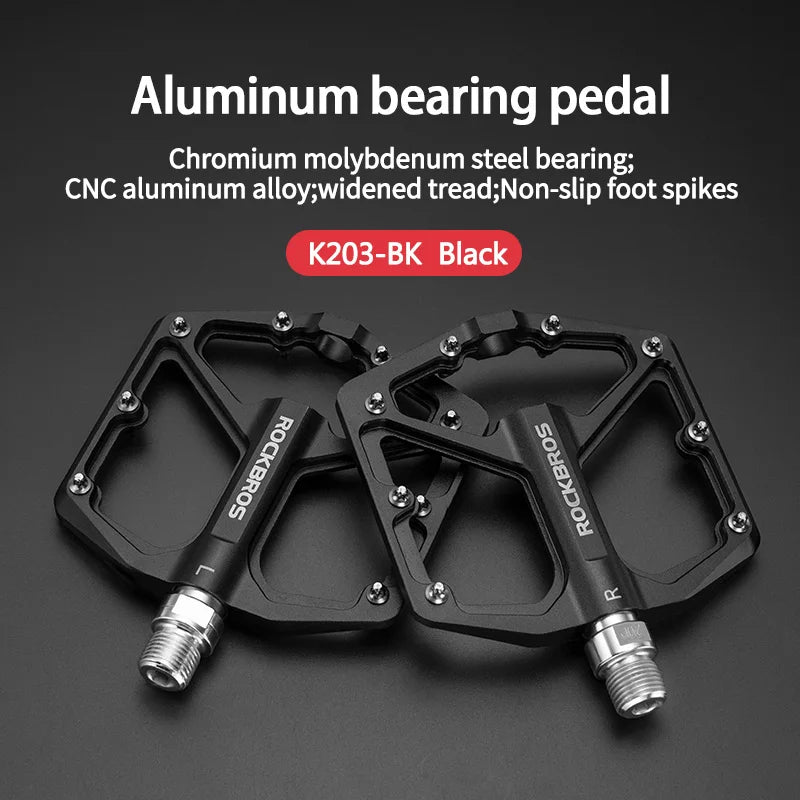 ROCKBROS MTB Pedale Aluminium Legierung mit DU Lagern
