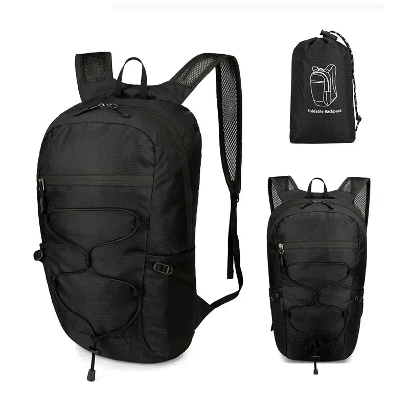 20L Faltbarer Rucksack für Wandern und Reisen