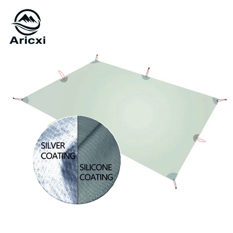Aricxi Ultralight Tarp Mini Sonnenschutz Campingmatte 15D – clever-campen Camping & Outdoor Schweiz