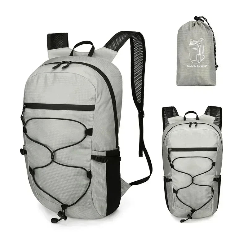 20L Faltbarer Rucksack für Wandern und Reisen