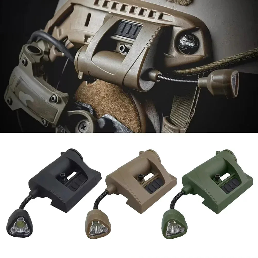 Taktische LED Helmleuchte mit vier Modi – clever-campen Camping & Outdoor Schweiz