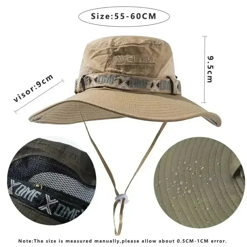 Herren Sonnenhut mit breiter Krempe und UV-Schutz – clever-campen Camping & Outdoor Schweiz