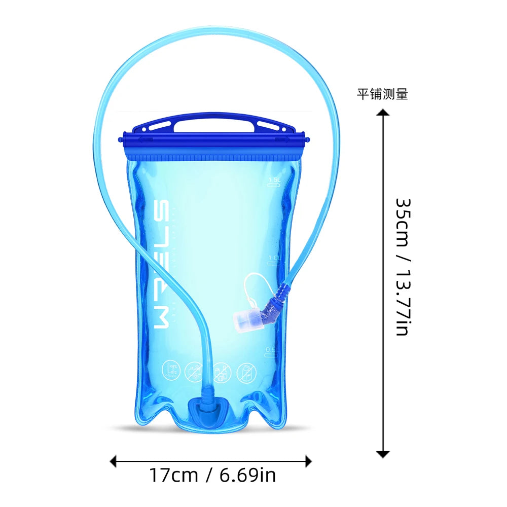 WRELS Trinkblase 1L/2L/3L für Outdoor und Camping