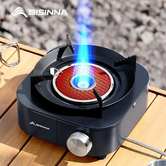 BISINNA 4000W Gasbrenner – Tragbarer Campingkocher – clever-campen Camping & Outdoor Schweiz