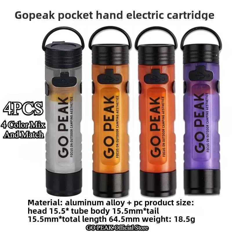 GOPEAK Mini Taschenlampe mit Schlüsselanhänger für Outdoor