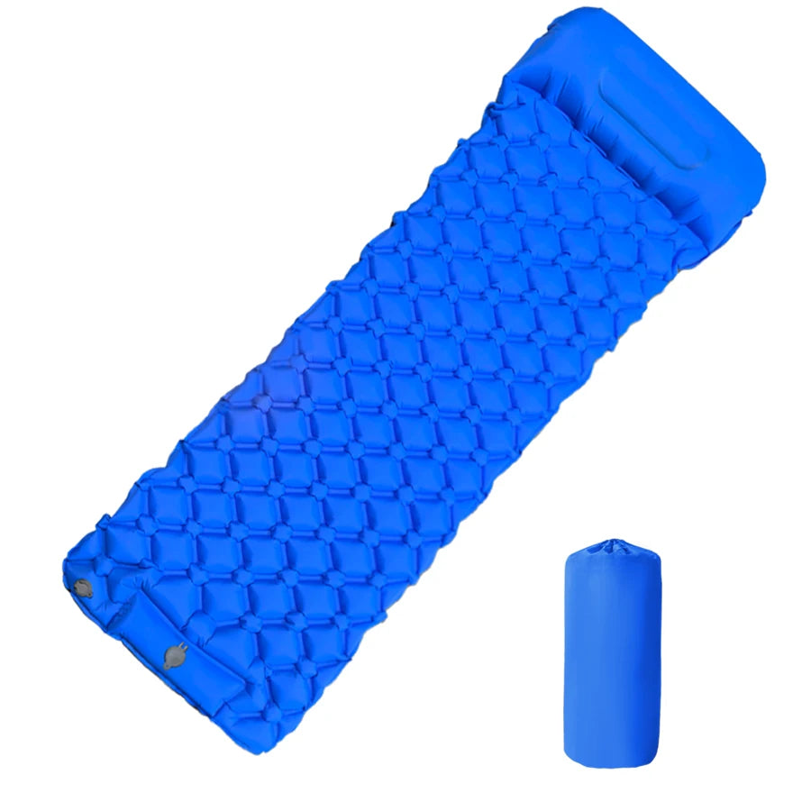 Ultraleichte Luftmatratze mit integriertem Pump-System