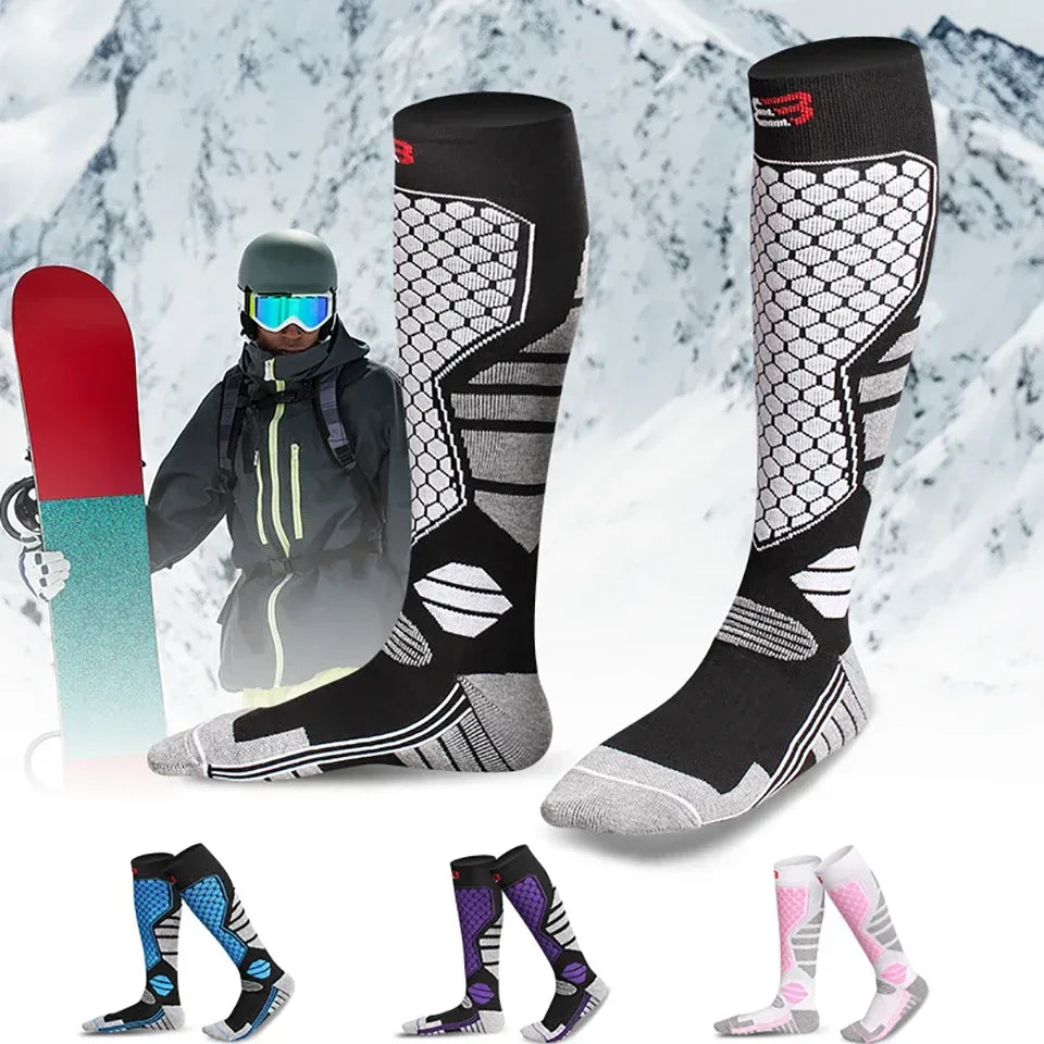 Wärmende Ski-Socken mit Anti-Rutsch und Kompression – clever-campen Camping & Outdoor Schweiz
