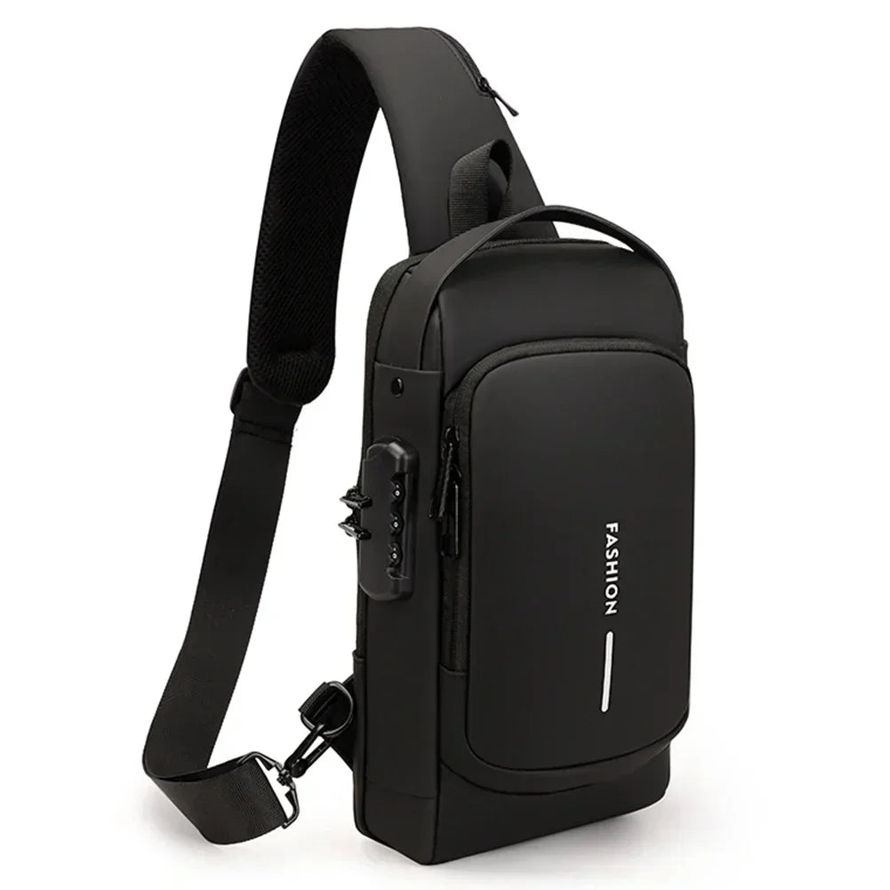 Multifunktionale Designer Anti-Diebstahl USB Schultertasche