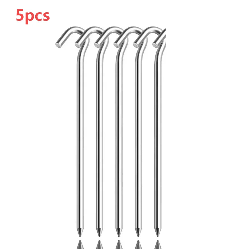 Leichte Zeltpflöcke aus Aluminium 18 cm für Camping