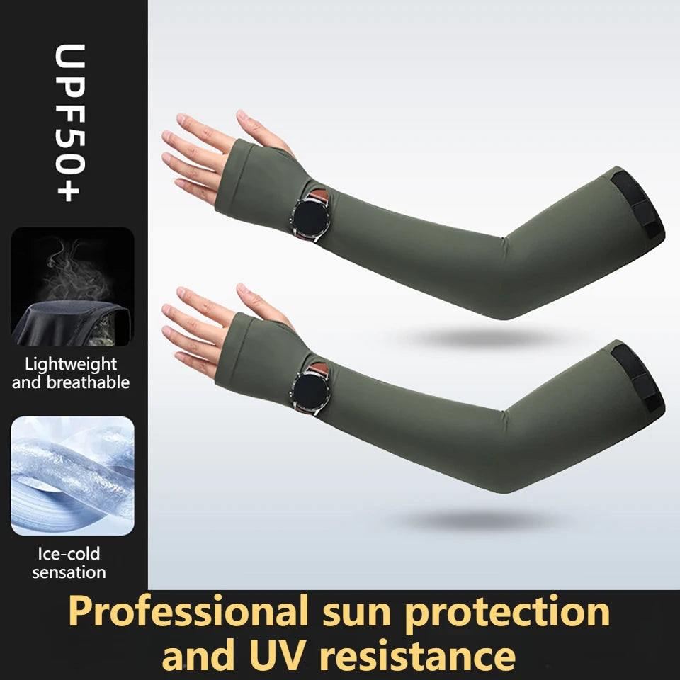 UPF50 Kühlende Armschoner für Outdoor-Aktivitäten