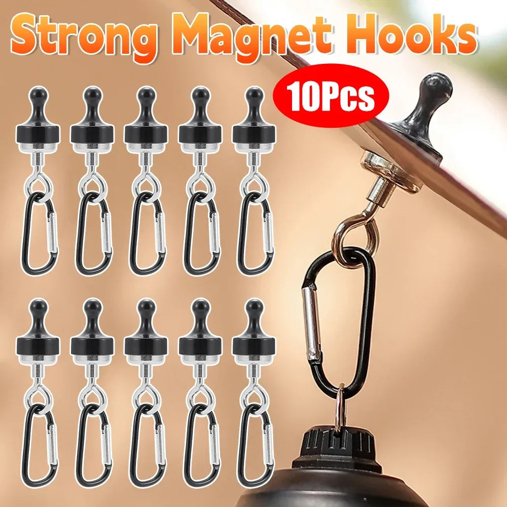 Starke Magnet-Haken für Zelte – 10 Stück – clever-campen Camping & Outdoor Schweiz