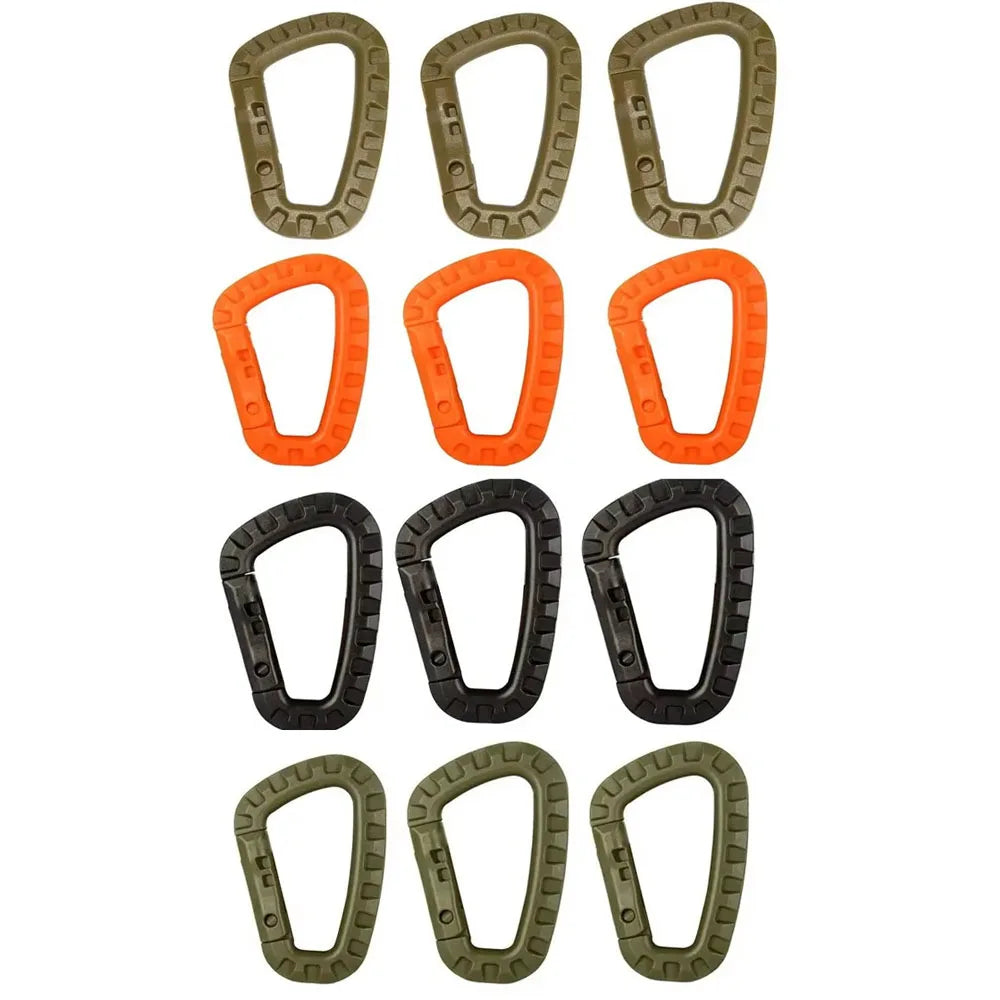 Taktischer Karabiner D-Form Kunststoffhaken für Outdoor