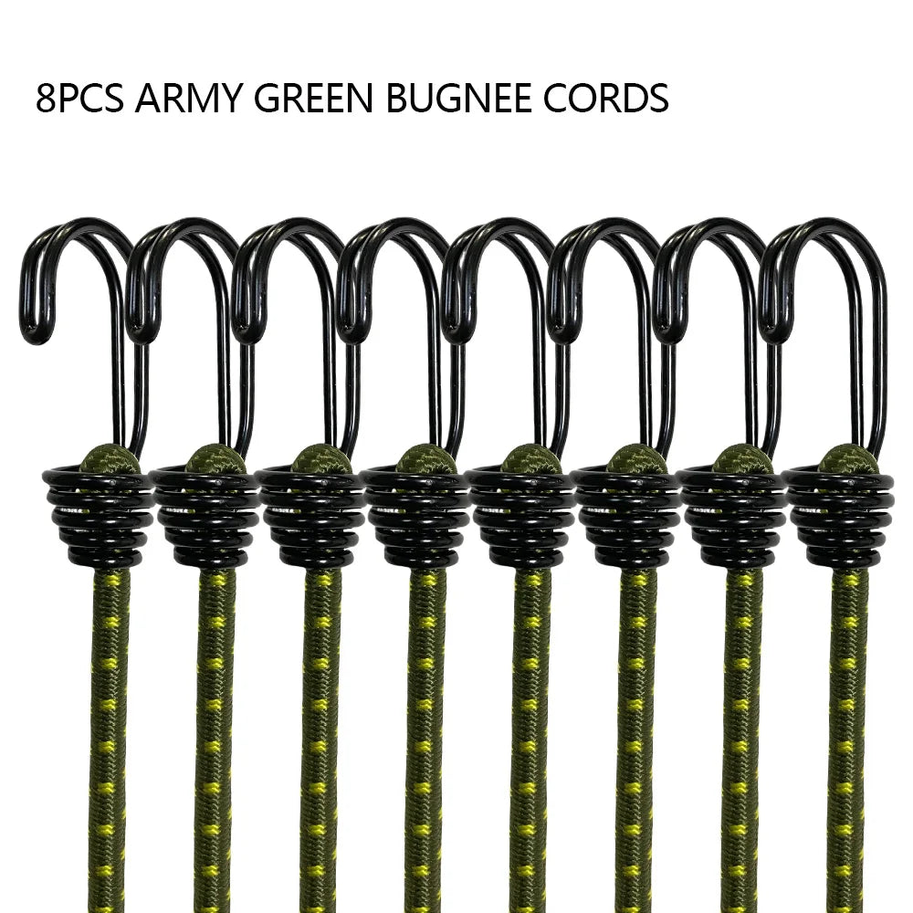 60cm Bungee Cord mit Doppel-Haken – Elastische Spanngurte