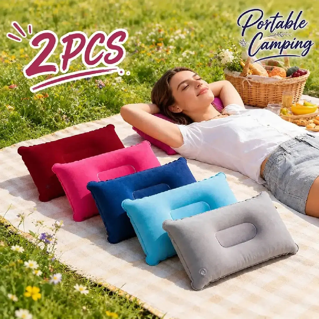 2er Set Campingkissen - Tragbare Luftkissen für Outdoor – clever-campen Camping & Outdoor Schweiz