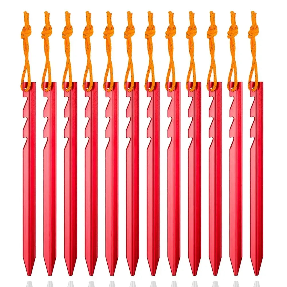 Aluminium Zeltpflöcke 18cm - Robuste Camping Zubehör – clever-campen Camping & Outdoor Schweiz