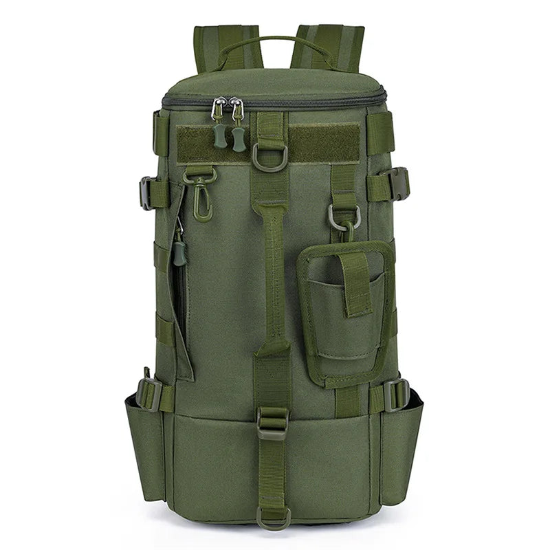 Taktischer Angelrucksack mit Rutenhaltern