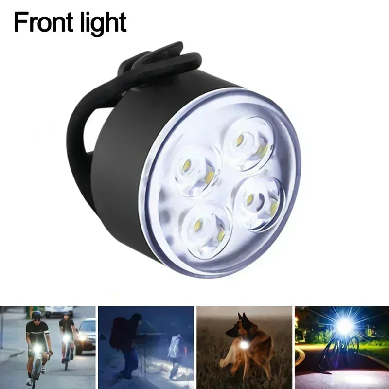 Wasserdichtes Fahrradlicht Set mit USB Aufladung