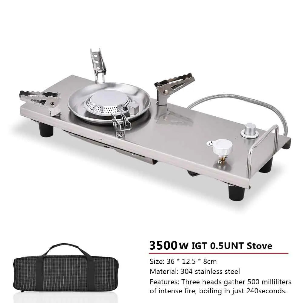 Pandatour Camping IGT Gasherd 6500W tragbar für Outdoor