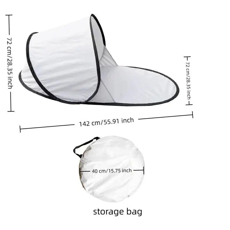 Pop-Up Strandzelt mit UV-Schutz für Angler
