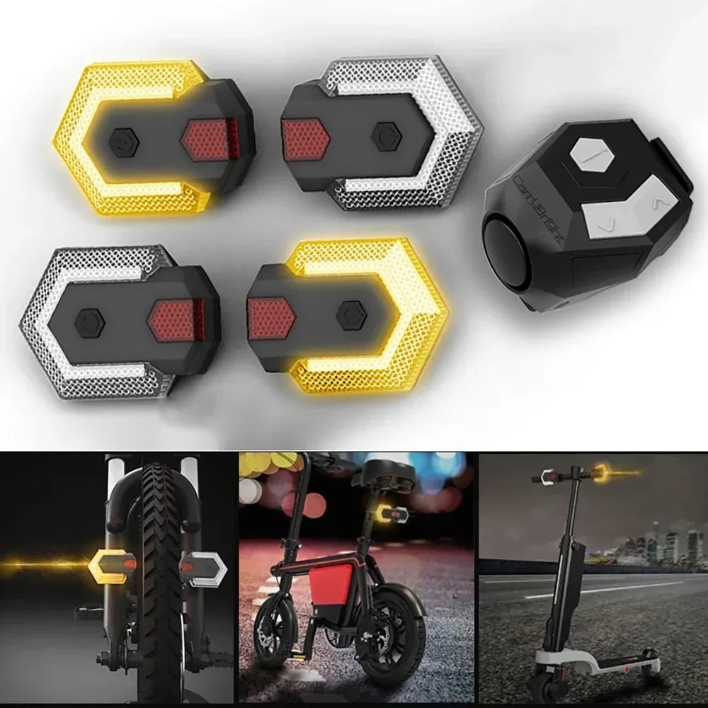LED Fahrradlicht mit Fernbedienung und Warnsignal – clever-campen Camping & Outdoor Schweiz