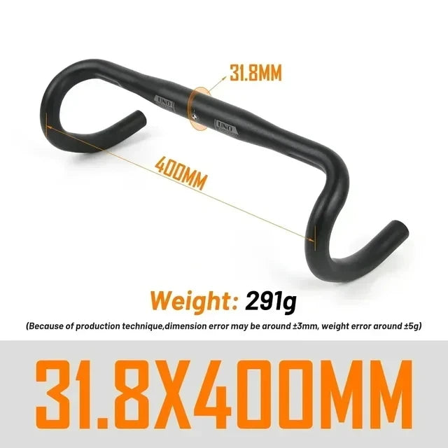 UNO UltraLight Rennradlenker 25.4/31.8MM 360-460MM Aluminium