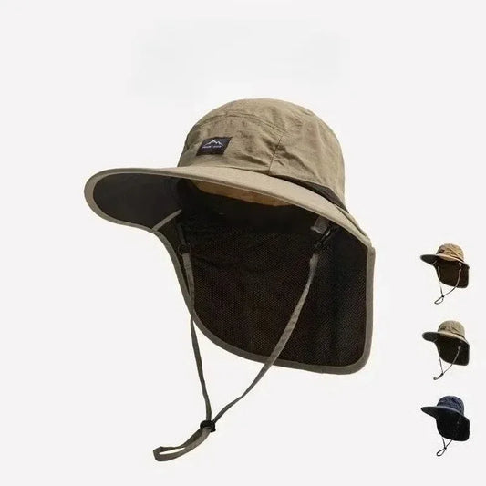 Unisex Winddichter Fischerhut mit Nackenklappe und UV-Schutz – clever-campen Camping & Outdoor Schweiz