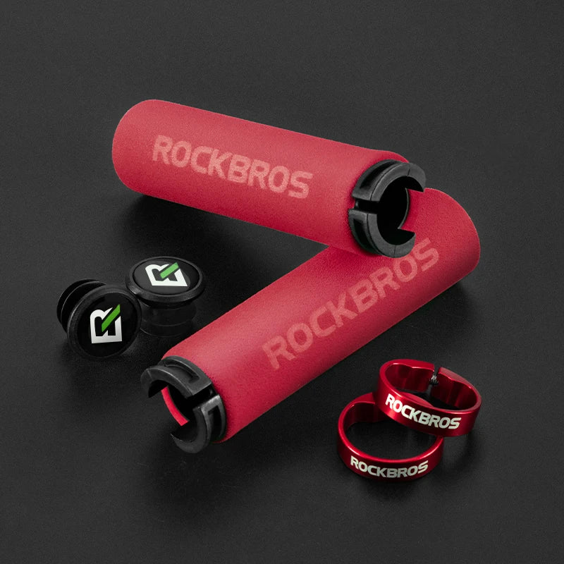 ROCKBROS Fahrradgriffe Anti-Rutsch Schockabsorbierend