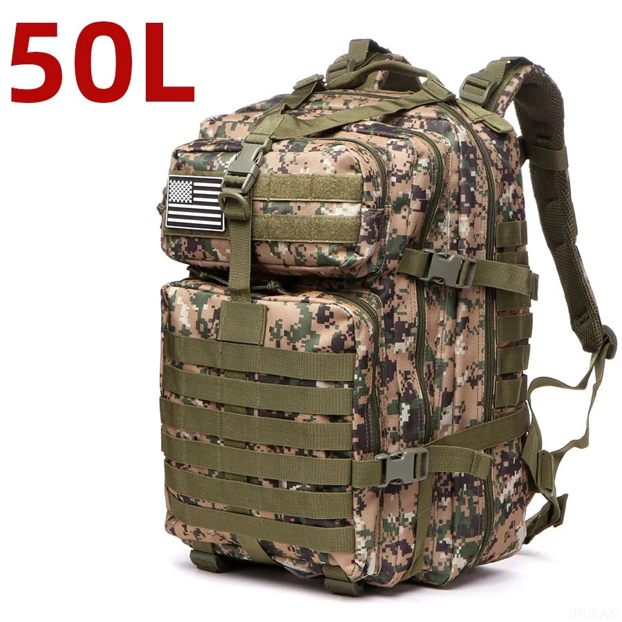 Wasserdichter 25L/50L Rucksack für Angeln und Outdoor