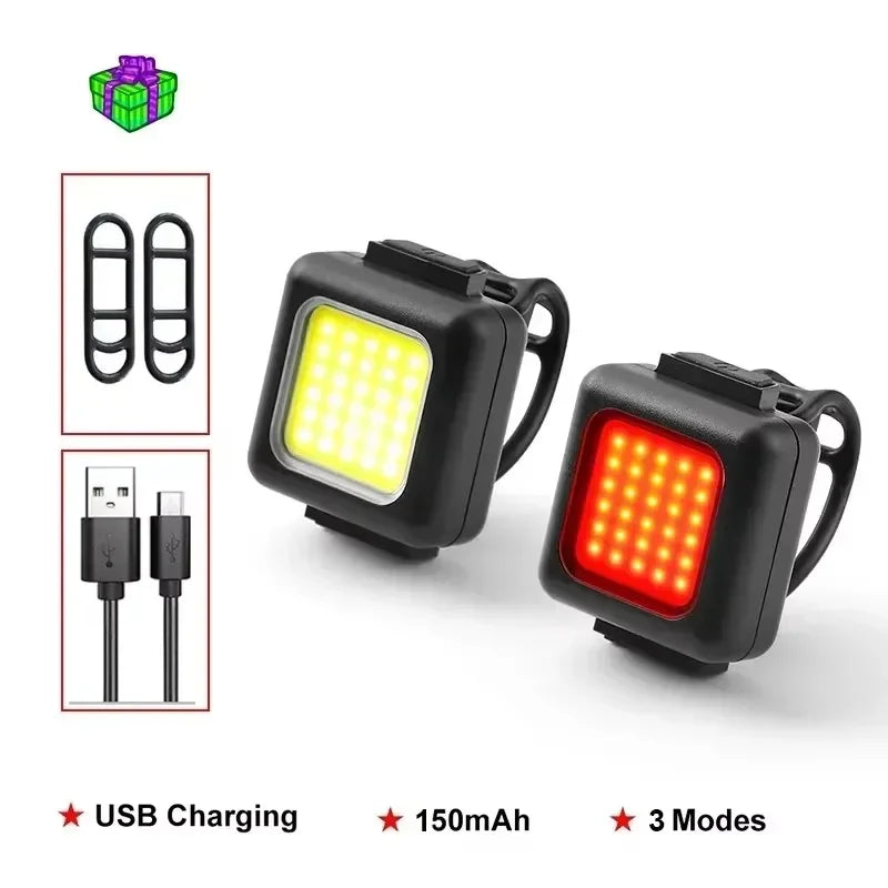 BUCKLOS Fahrradlichter Set LED Front- und Rücklicht