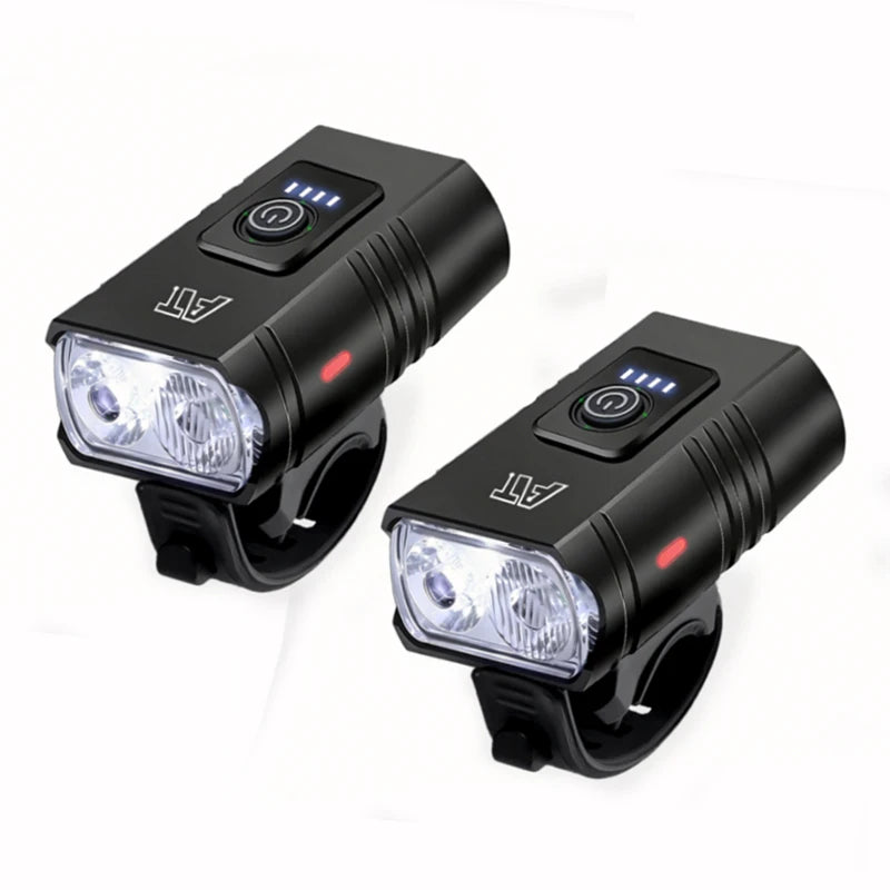 LED Velo Frontlicht USB-C aufladbar für MTB & Rennrad