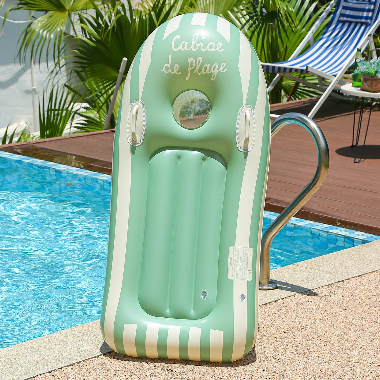 Aufblasbare Liege für den Strand – Schwimm- und Relaxboard