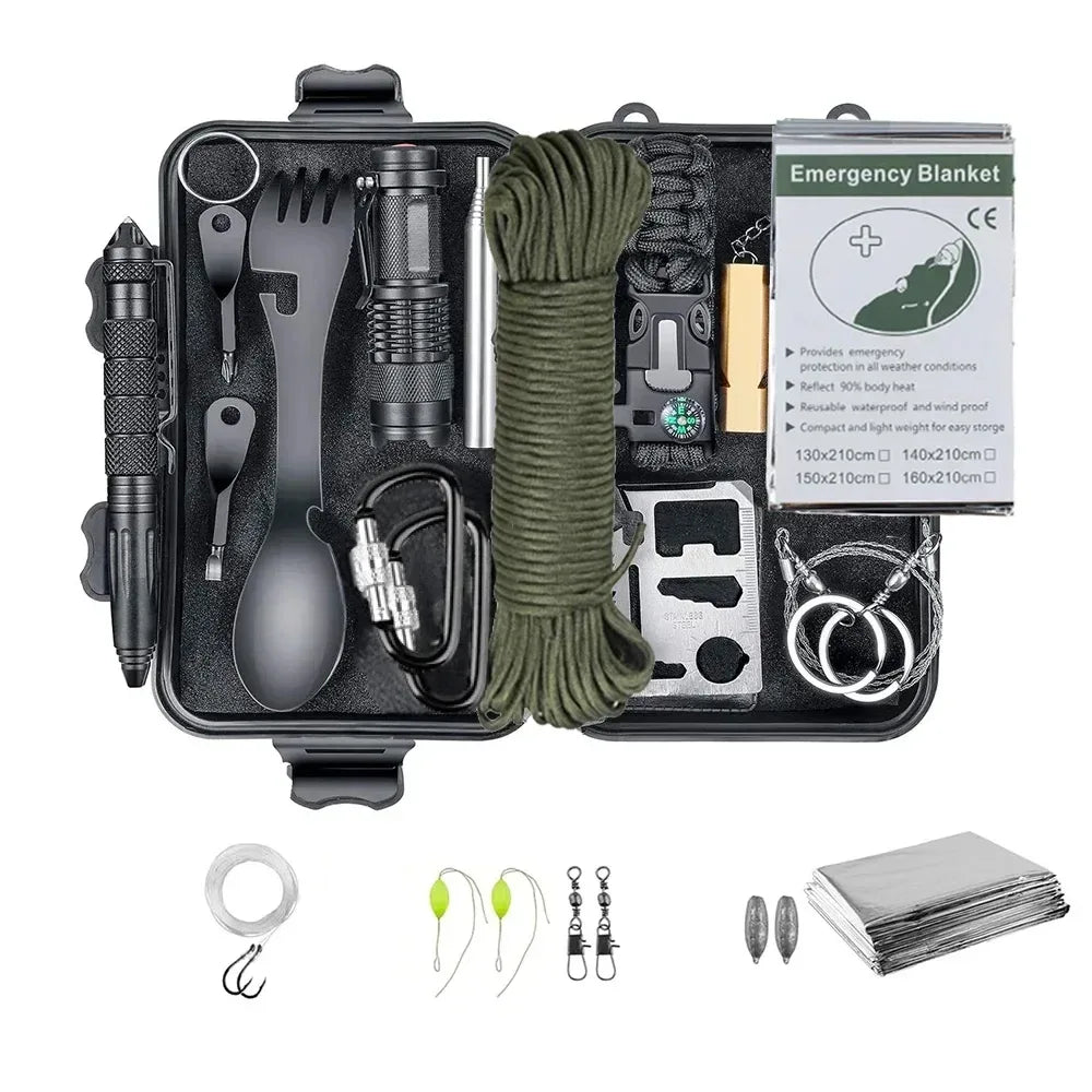 Professionelles Notfall Survival Kit für Camping – clever-campen Camping & Outdoor Schweiz