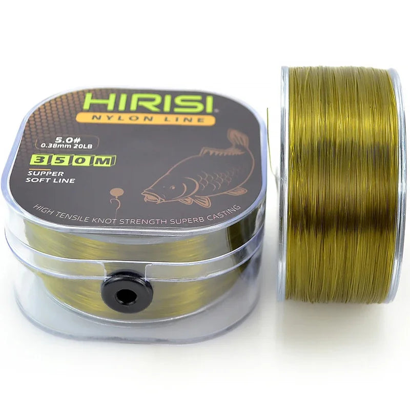 Hirisi 350m Monofilament Angelschnur Nylon für Karpfenangeln