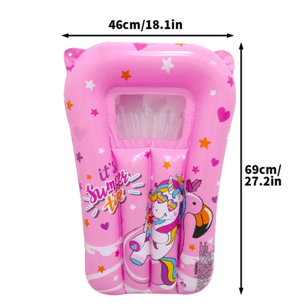 Aufblasbare Kindermatraze Einhorn – Wasserspass für Kinder