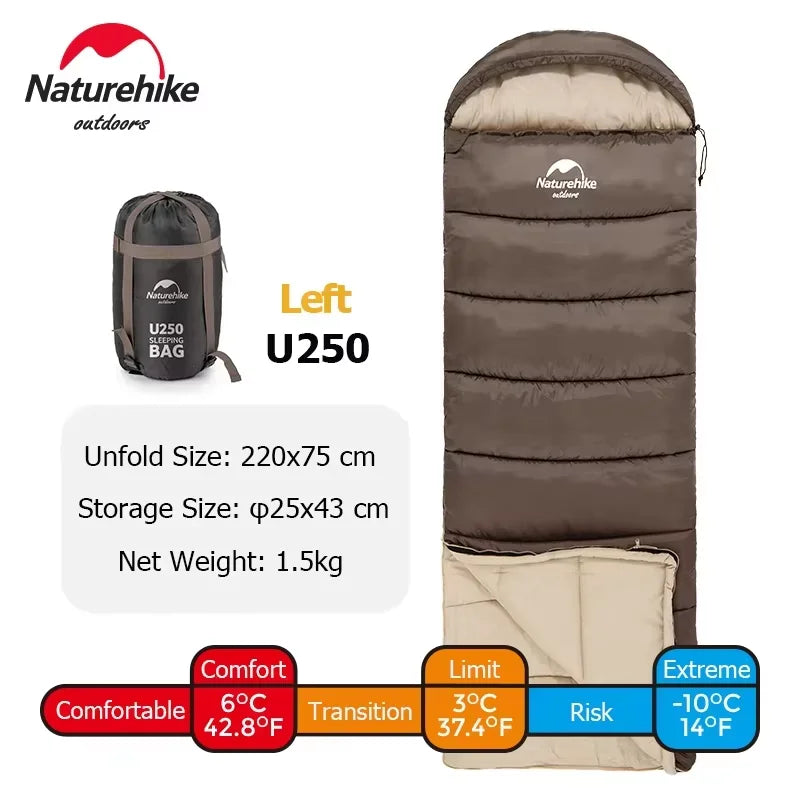 Naturehike Schlafsack Ultralight wasserdicht für Camping