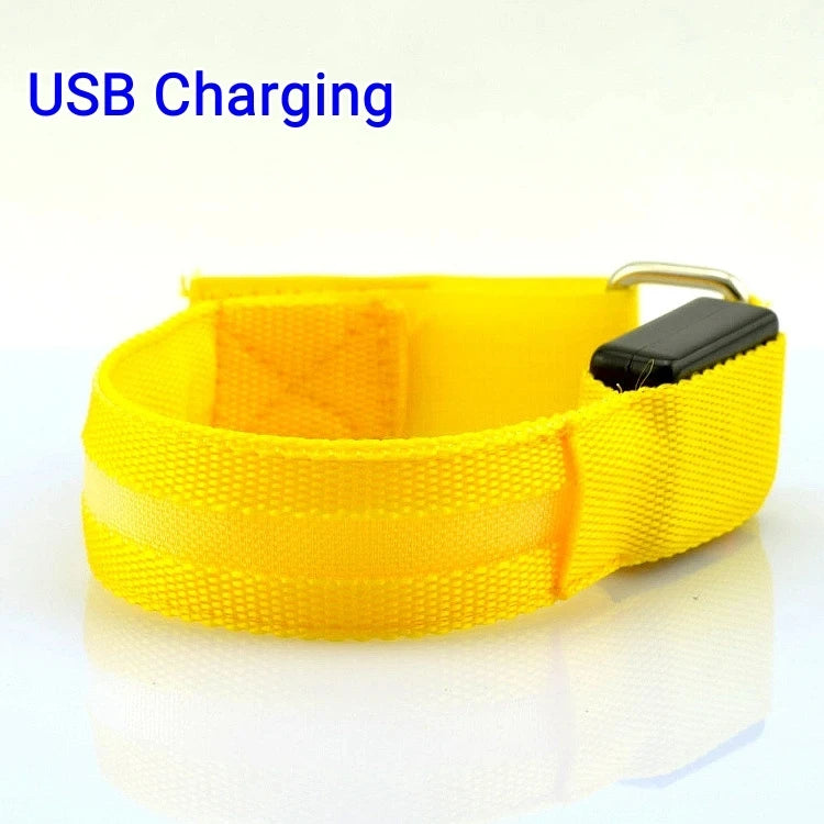 LED Sicherheitsarmband USB wiederaufladbar für Outdoor-Sport