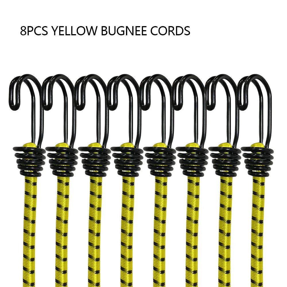 60cm Bungee Cord mit Doppel-Haken – Elastische Spanngurte