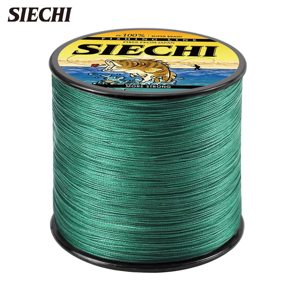 SIECHI 8 Stränge Geflochtene Angelschnur 300M MultiColor