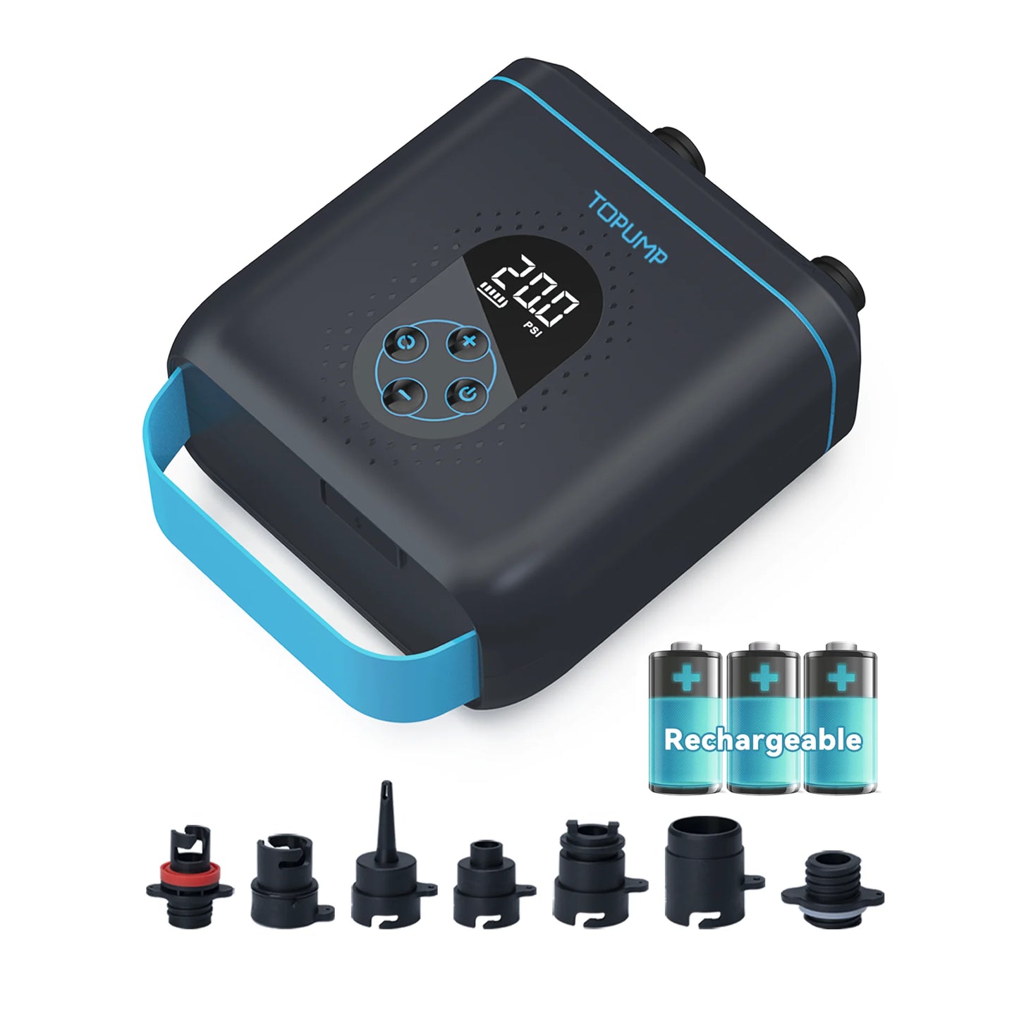 Airbank SUP Pumpe 20PSI wiederaufladbar für Zelte & Boote