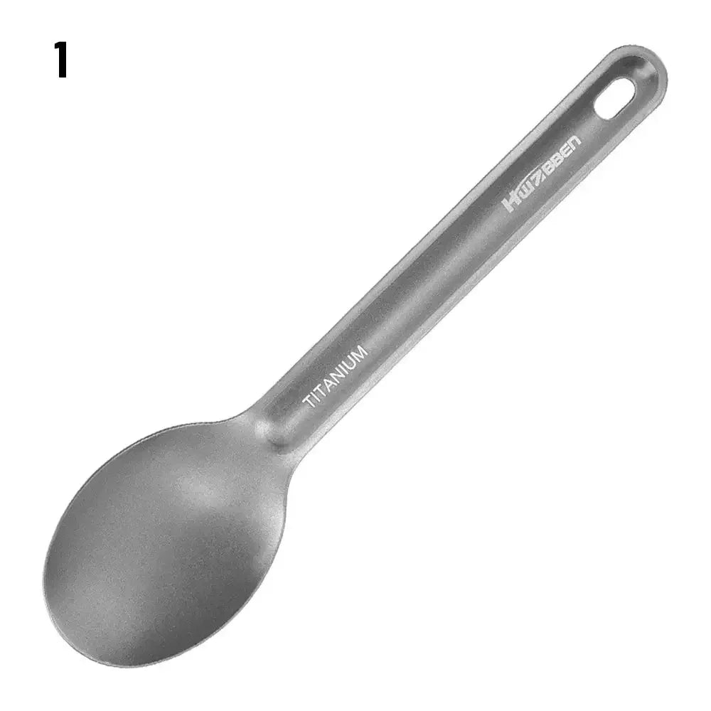 Ultraleichtes Titan Besteckset für Outdoor und Camping