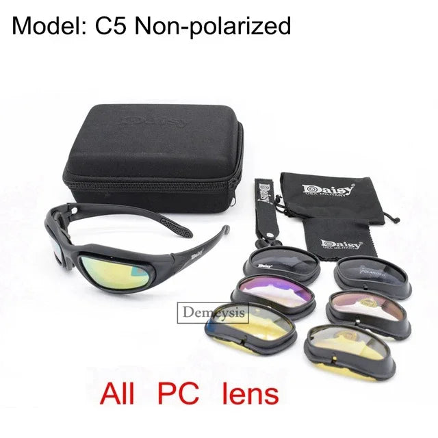 Daisy Tactical Polarisierte Sonnenbrillen für Outdoor-Sport