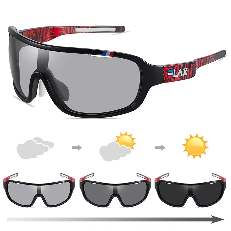 ELAX Polarized Photochromic UV400 Wander-Sonnenbrillen